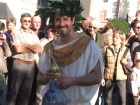 Römer beim traditionellen Kelterfest
